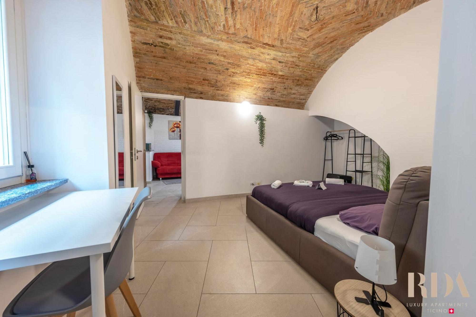 Il Rustico Rda Luxury Apartments Lago Parking Mendrisio Bagian luar foto