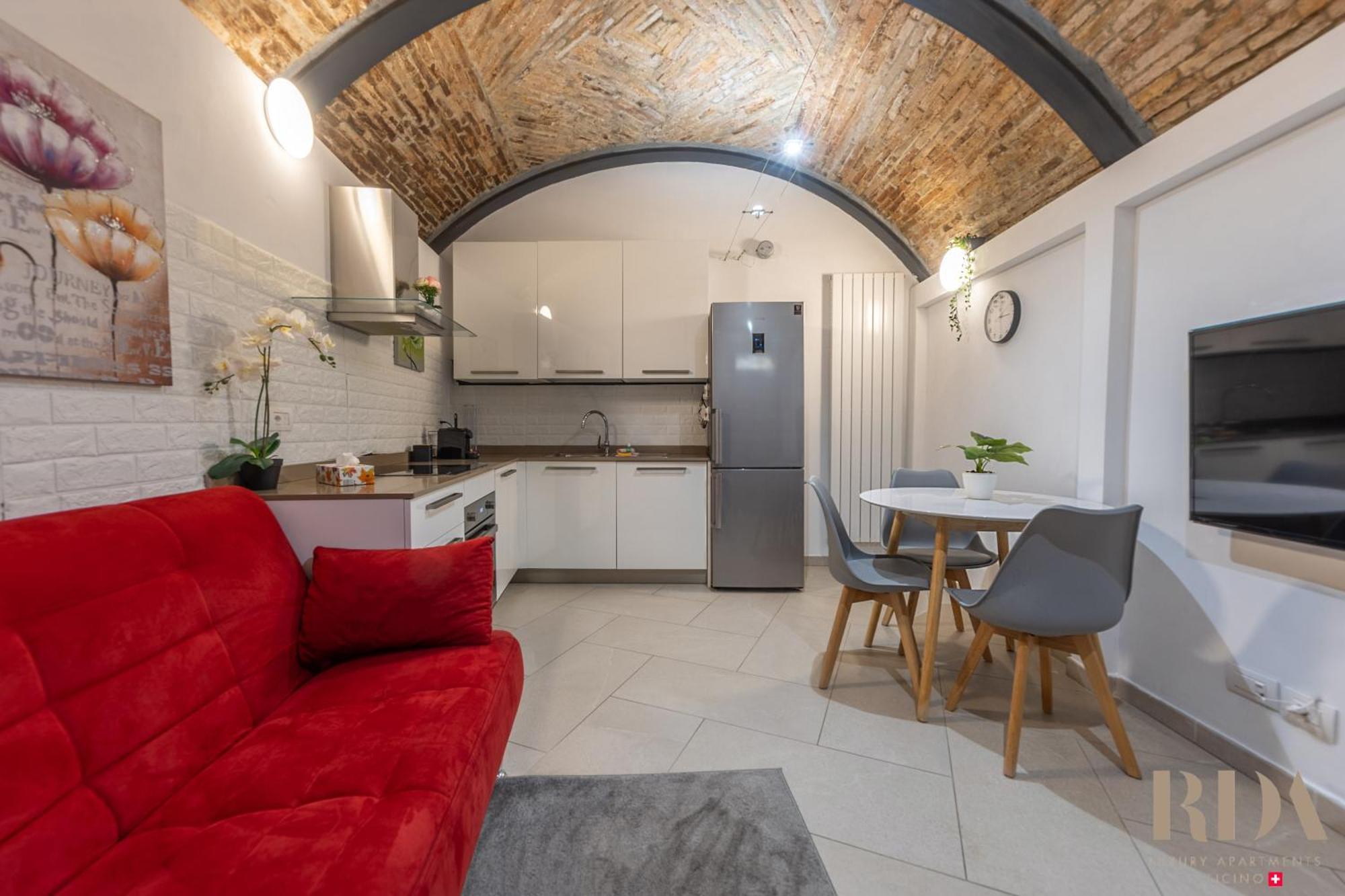 Il Rustico Rda Luxury Apartments Lago Parking Mendrisio Bagian luar foto